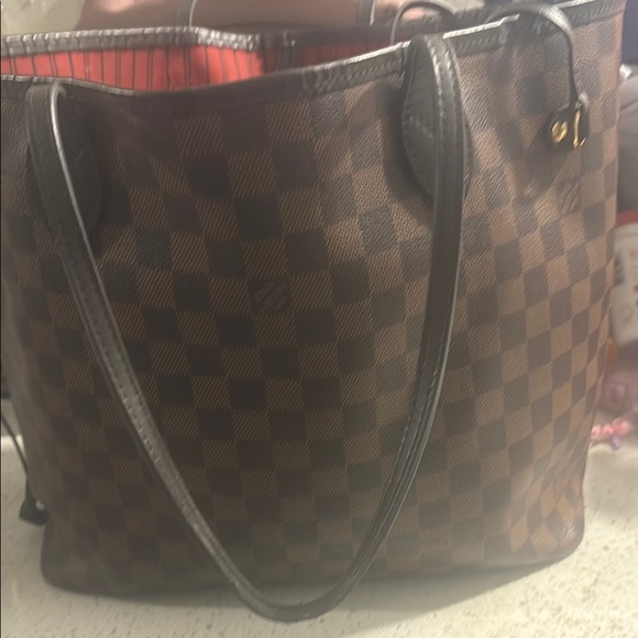 Louis Vuitton Handbags - Louis Vuitton Brown and Black Totes with Signature Monogram used